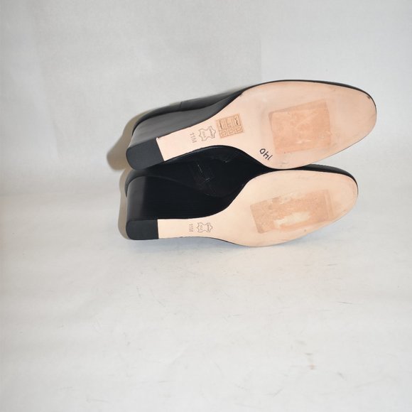 Tory Burch Sophia Wedge Heel Bootie Black Size 11 - Picture 9 of 10